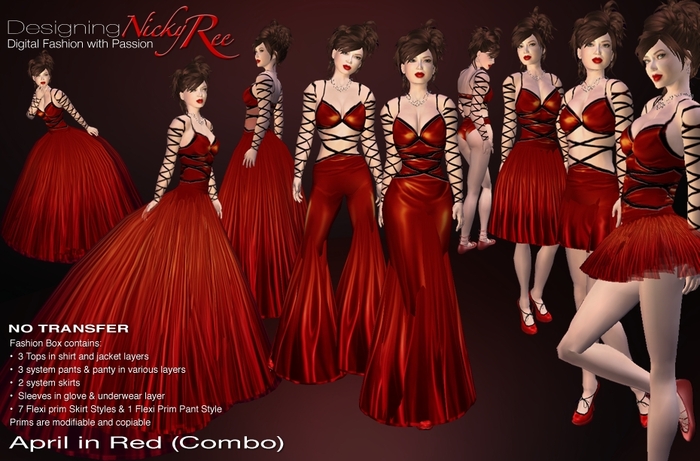 *NR* April in Red Combo