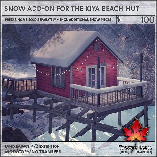 Trompe Loeil - Snow Add-On for the Le Fay Cottage [mesh]