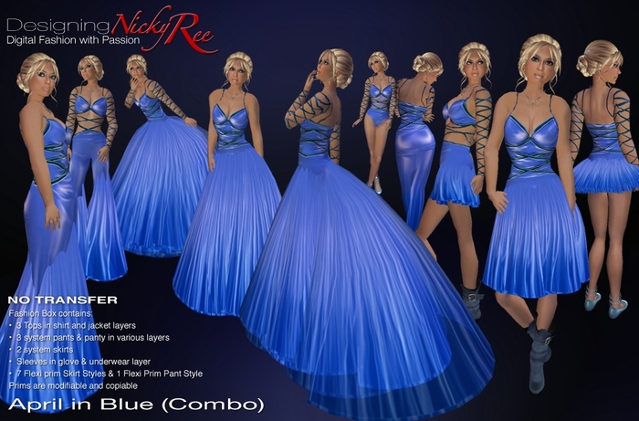 *NR* April in Blue Combo