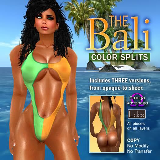 ****COY - The Bali - Keyhole Swimsuit - Lime/Lemon