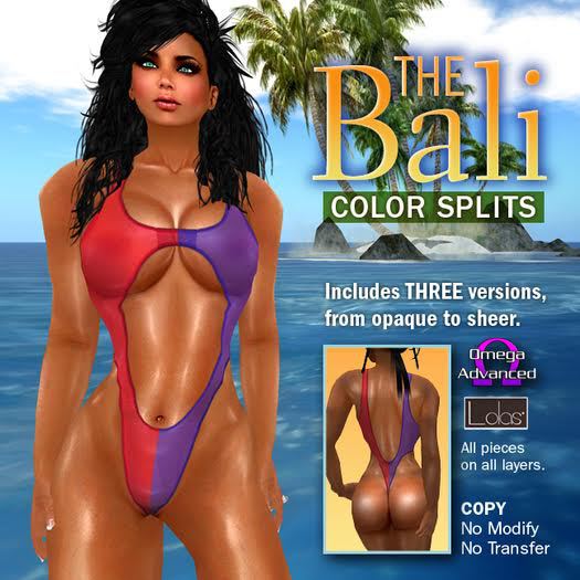 ****COY - The Bali - Keyhole Swimsuit - Red/Grape