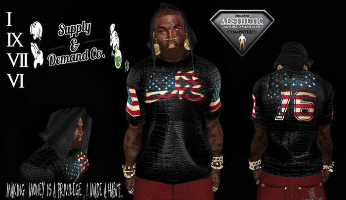 Supply & Demand "BOUT DAT LIFE" Blk