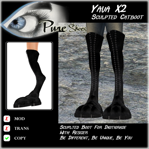 << PURE >> Pure Shoes - Yava X2 [inworld price 99L$]