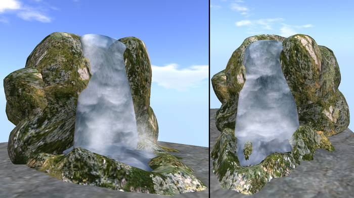 Waterfall Type 2 Sculpted (Moss)