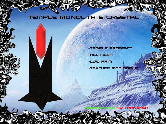Temple Monolith & Crystal