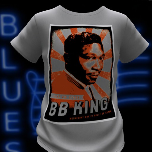 Texico Mesh BBKing Tee (White) Boxed