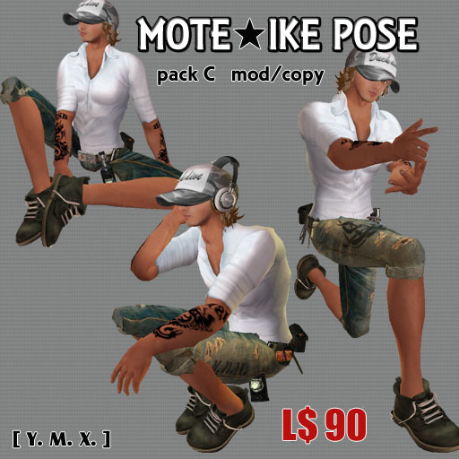 [Y.M.X.] mote*ike pose PACK C