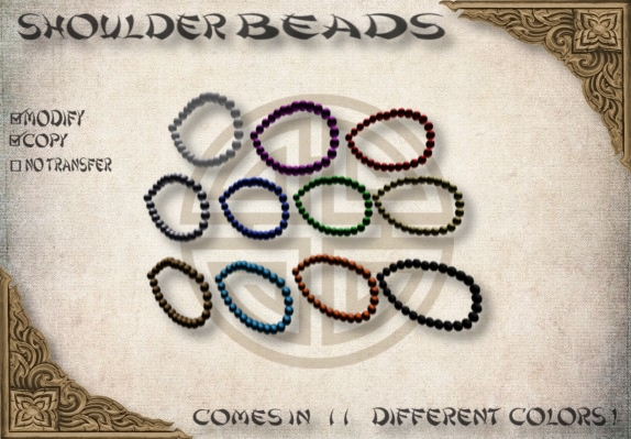 [Azai] : Shoulder Beads