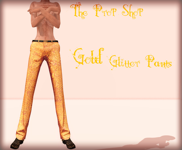 TPS - Glitter Pants - Gold
