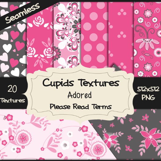 *Cupids Textures * 20 ADORED