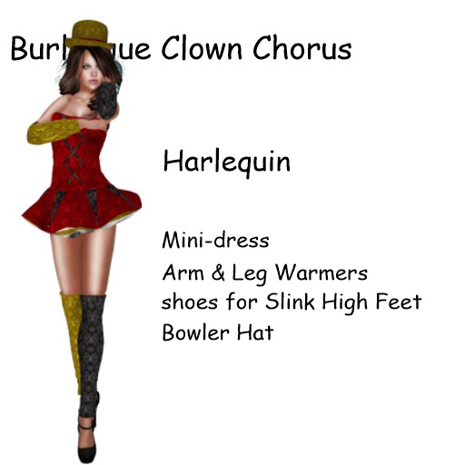 Burlesque Harlequin