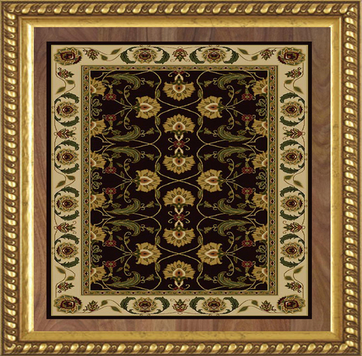 Ink Blots    Oriental Rug 4