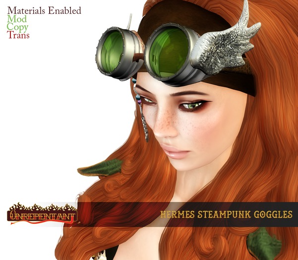 [UN] Hermes Steampunk Goggles - Box