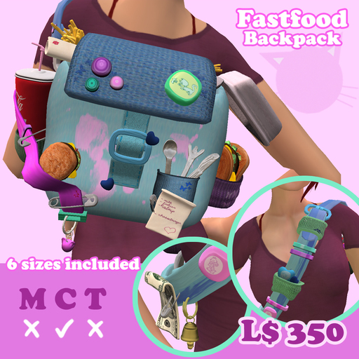 [AMH] Fastfood Backpack - ON SALE: 50% OFF