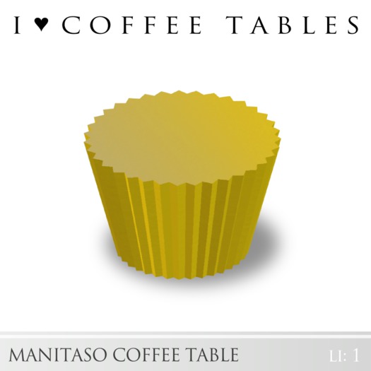 {I Love Coffee Tables} Manitaso Coffee Table : Saffron