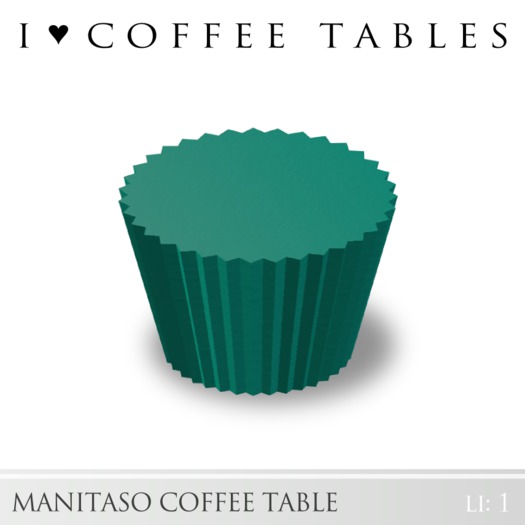 {I Love Coffee Tables} Manitaso Coffee Table : Viridian