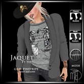 !MiH :Jaquet.ET.Tee.pinstripe.gry.danse