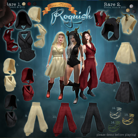 Moon Elixir - Roguish - 8 - XS - Charcoal Skirt