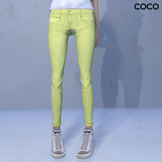 *COCO*_ColoredSkinnyJeans_LightLime(TC4)