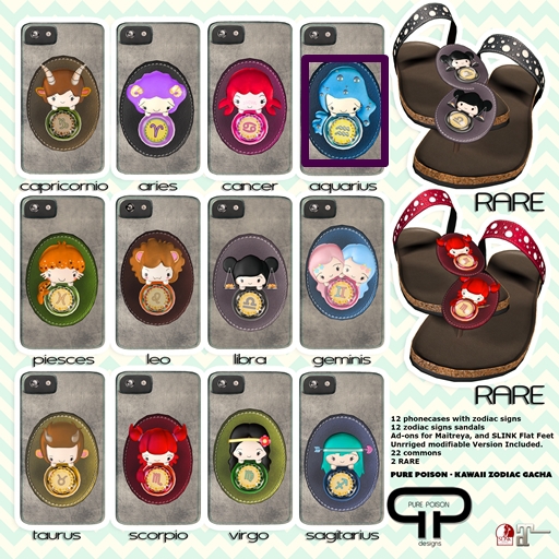 Pure Poison - Aquarius Sandals [BOXED]