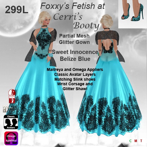 Foxxy's Sweet Innocence Belize Blue
