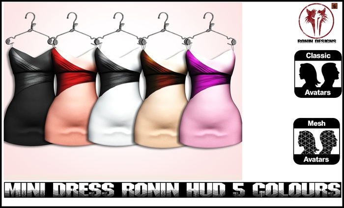 Mini Dress Ronin - HUD 5 Colours