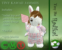 Tiny Kawaii Robots Jammies