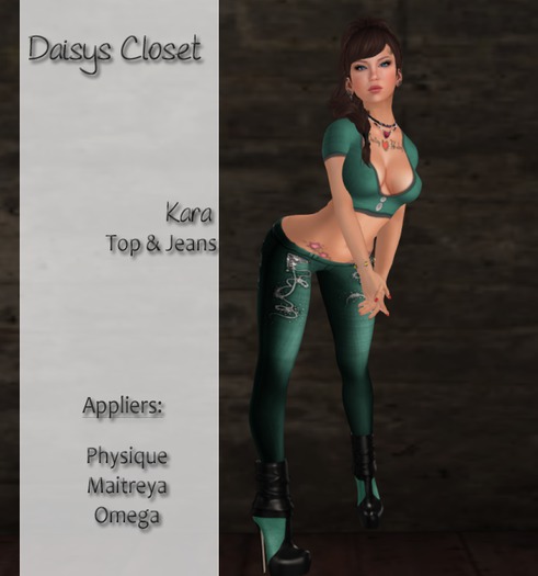 *DC - Kara Outfit Teal  Boxed*