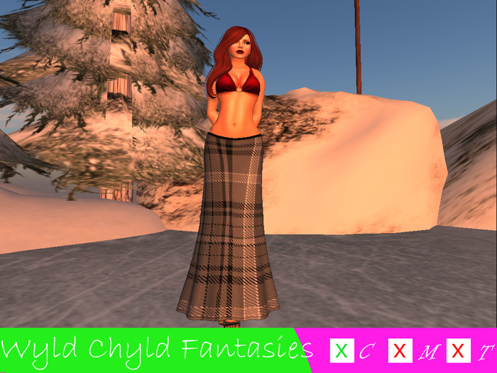 :WCF: Yule Plaid Garnet W/ Appliers