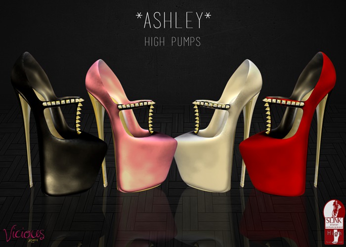 "Vicious *Ashley*  High Pumps Fat pack