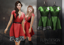 Sofie Dress Green