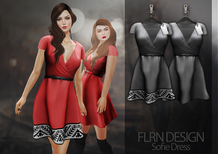 [FLRN] Sofie Dress Gray