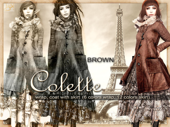 !gO! Colette coat - Brown