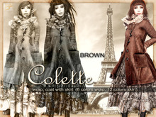 !gO! Colette coat - Brown