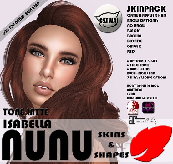 NUNU'S ISABELLA FOR CATWA TONE LATTE