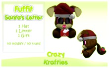 {Crazy Krafties} Fuffit Santa Letters