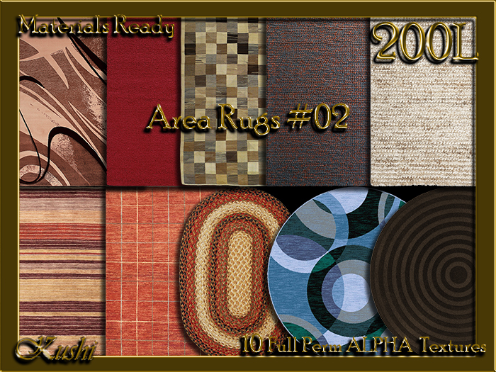 Area Rugs #02 Full Perm Alpha Textures