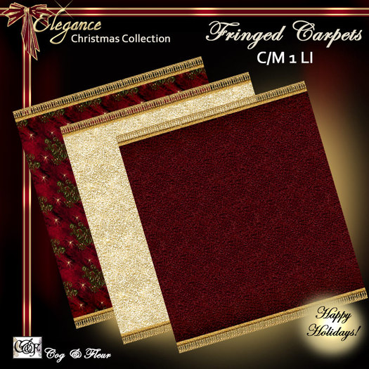 C&F Elegance Christmas Rugs