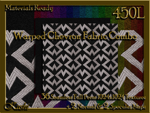 Warped Chevron Fabric Combo Seamless Textures Materials Ready Full Perms 1024x1024