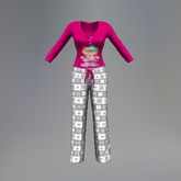 Pink Gingerbread Girl Mesh Pajamas box