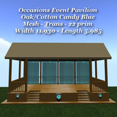 Occasions Event Pavilion Oak/CottenCandy Blue