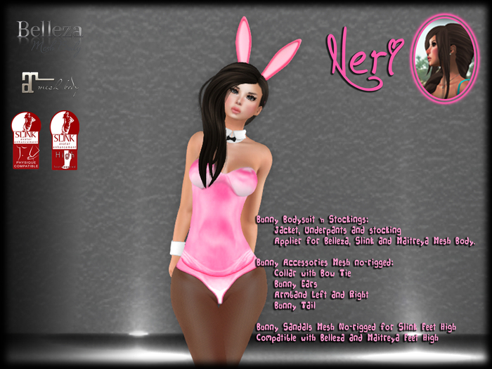 εїз ☆ Neri ☆ Girl Pink Bunny ☆ εїз