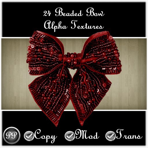 24 Beaded Bow (Alpha Textures)