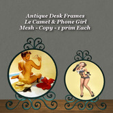 Antique Le Camet & Phone Girl