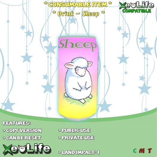 *XeoLife* Drink - Sheep {Copy} {Box v1.0}