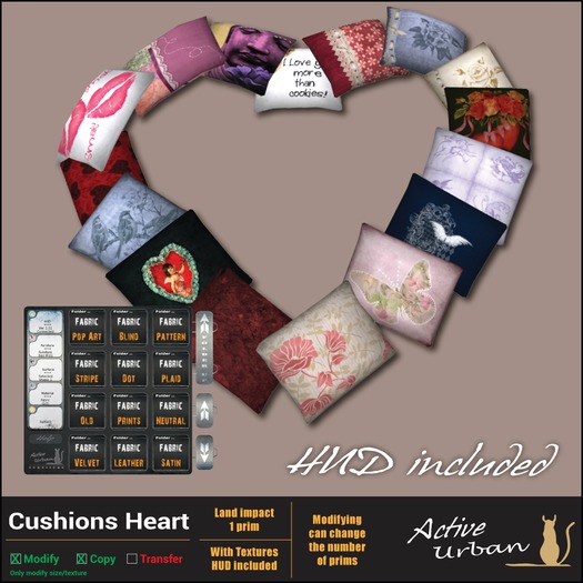 [A-U] Cushions-Heart