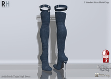 !Rebel Hope - Avila Mesh Boots Blue