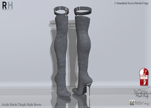 !Rebel Hope - Avila Mesh Boots Gray