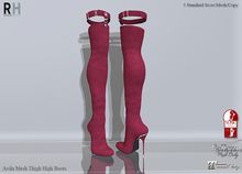 !Rebel Hope - Avila Mesh Boots Pink