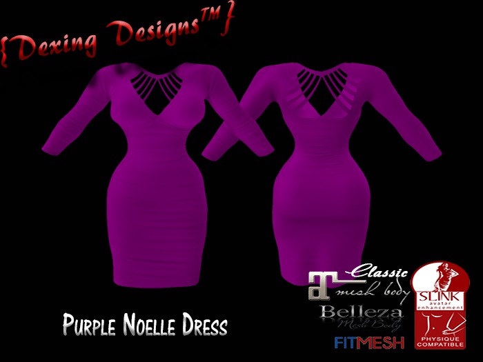 {DD} Purple Noelle Dress